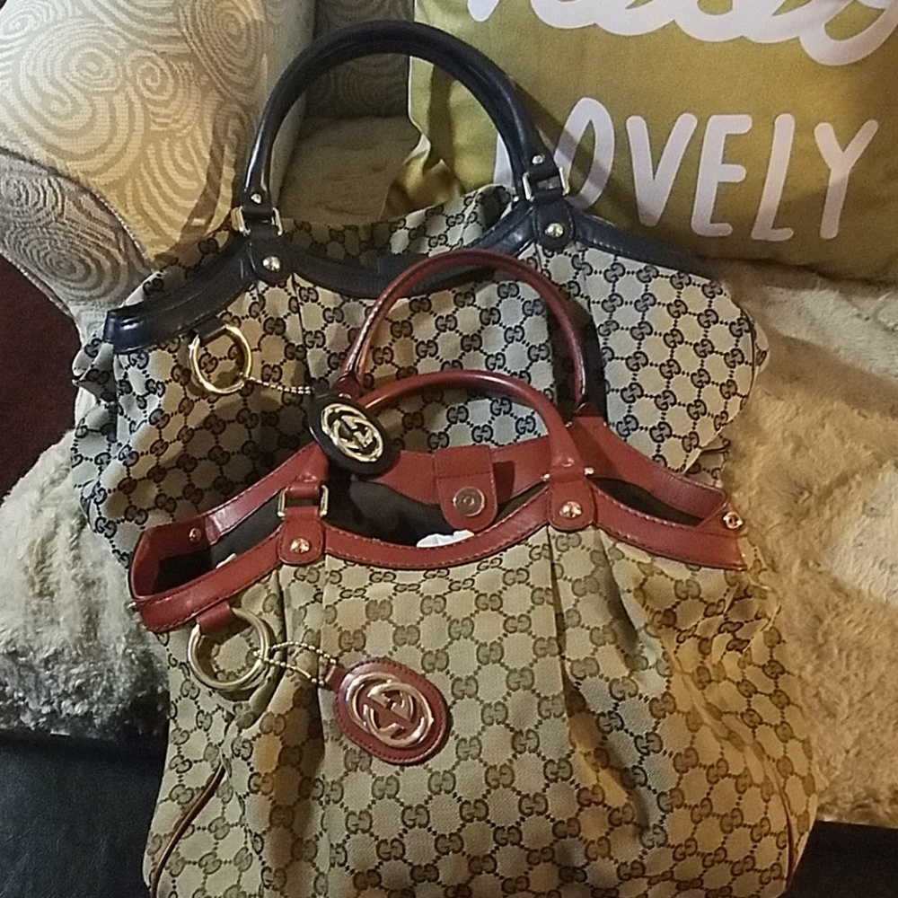Large & Medium Gucci Sukey Bags